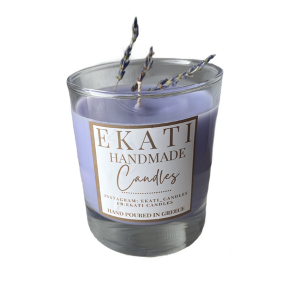 Levander candle-χειροποίητο κερι -220ml - αρωματικά κεριά