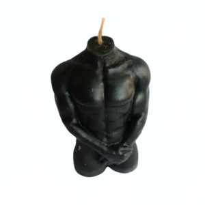 Body-shaped ανδρικό κερί με άρωμα whiskey-caramel διαστάσεων 9x4.5x3.5 - αρωματικά κεριά, κεριά, body candle