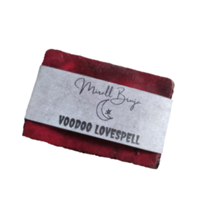 VooDoo Lovespell |Handmade Soap | Χειροποίητο σαπούνι | 100g | Ylang Ylang | Magic Soap Spell | Attract True Love! | Activated Charcoal - προσώπου, σώματος