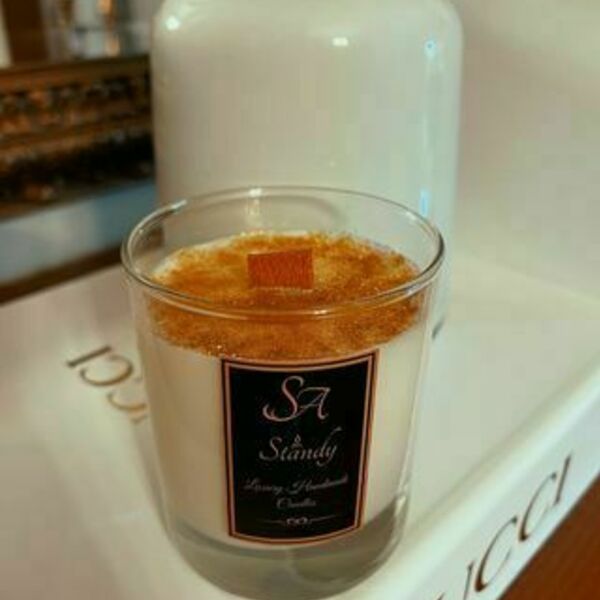 Χειροποίητο κερί σόγιας με άρωμα Bamboo Musk 210 ml - αρωματικά κεριά - 3