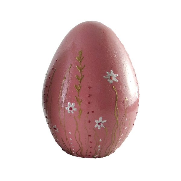 Κεραμικό πασχαλινό αυγό ζωγραφισμένο 14,5 εκ. ύψος - πηλός, αυγό, διακοσμητικά - 3