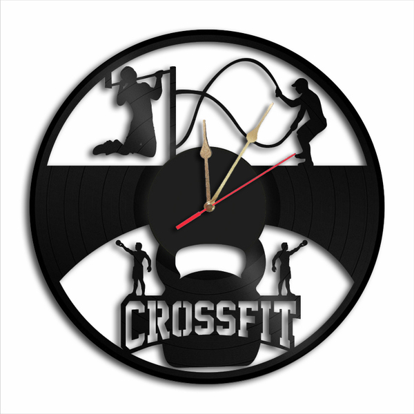 CrossFit Χειροποίητο ρολόι τοίχου - τοίχου