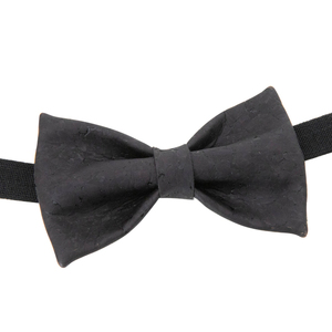Παπιγιόν από Φελλό "Black Bow Tie" - ξύλο, ανδρικά, φελλός, δώρα για άντρες, γάμος και βάπτιση - 2