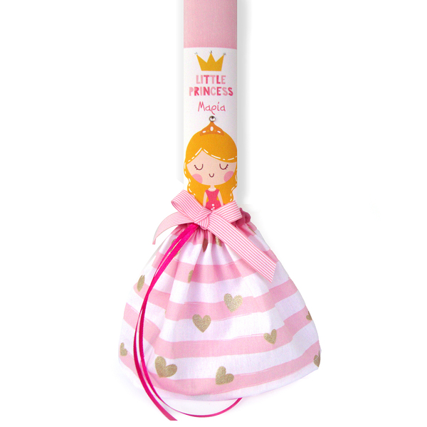 Προσωποποιημένη λαμπάδα "Μικρή πριγκίπισσα" - κορίτσι, λαμπάδες, μπαλαρίνες, για παιδιά, πριγκίπισσες