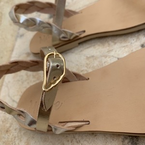 Handmade Leather Sandal : Persia - δέρμα, αρχαιοελληνικό, φλατ, ankle strap - 3