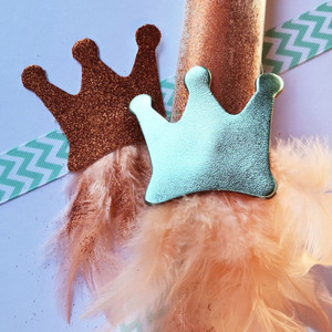 Πασχαλινή Κασετίνα : Glitter Crown (Σανδαλάκι και Λαμπάδα) Box Set - κορίτσι, λαμπάδες, για παιδιά - 2