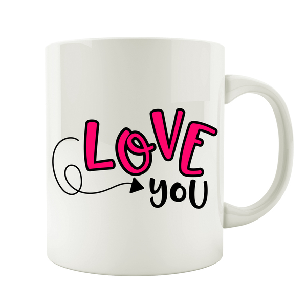 I Love you!Κούπα sublimation - πορσελάνη τυπωμένη με κείμενα Αγάπης-Αγίου Βαλεντίνου-love mugs - πορσελάνη, κούπες & φλυτζάνια