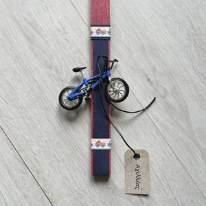 Λαμπάδα ποδήλατο BMX με όνομα (πλάτος 10,5 εκ.) κόκκινη ή μπλε - αγόρι, λαμπάδες, όνομα - μονόγραμμα, για παιδιά, για εφήβους - 4