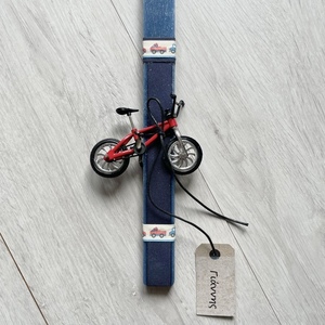 Λαμπάδα ποδήλατο BMX με όνομα (πλάτος 10,5 εκ.) κόκκινη ή μπλε - αγόρι, λαμπάδες, όνομα - μονόγραμμα, για παιδιά, για εφήβους - 3