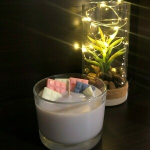 Φυτικό κερί σόγιας με σοκολατάκια. 130 γρ - αρωματικά κεριά - 2