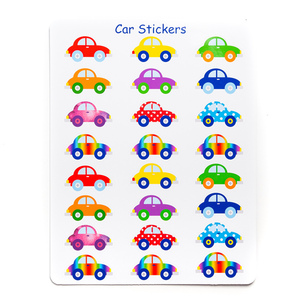 «Car Stickers» Φύλλο Aυτοκόλλητο 27cmx21cm - κορίτσι, αγόρι, δώρο, αυτοκινητάκια, αυτοκόλλητα