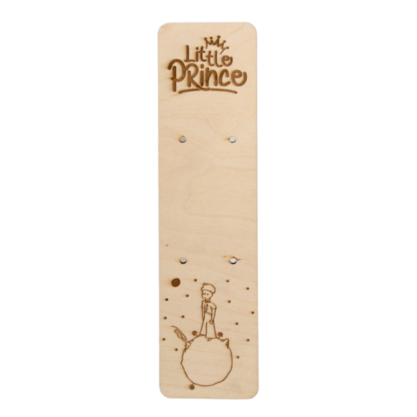 Ξύλινη Πλάτη για λαμπάδα "Μικρός Πρίγκηπας", Φυσικό χρώμα ξύλου, Διάσταση: 36Χ8εκ. - αγόρι, μικρός πρίγκιπας, διακοσμητικά, για παιδιά