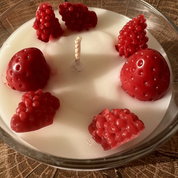 Berries addiction candle/χειροποίητο κερι-200ml - αρωματικά κεριά - 4
