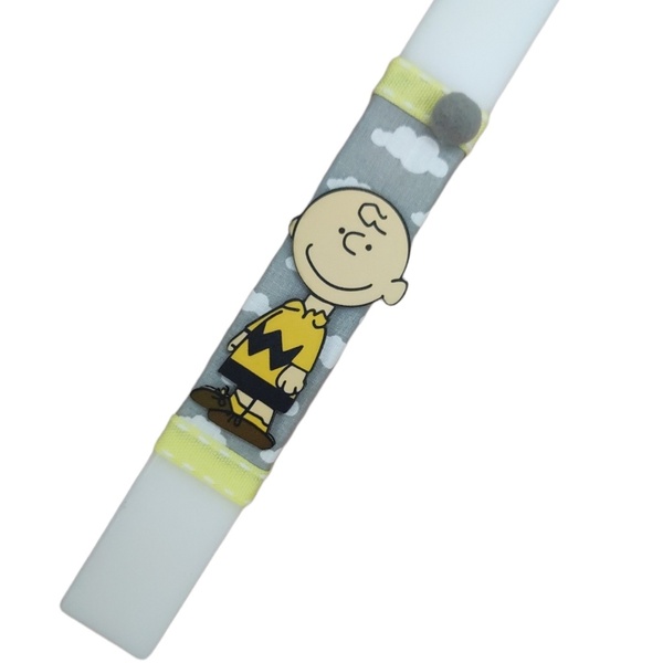 Λαμπάδα Charlie Brown - κορίτσι, λαμπάδες, για παιδιά - 2