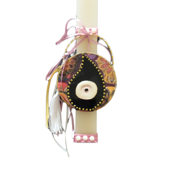 Πασχαλινή αρωματική λαμπάδα (30cm) Lucky Eye - κορίτσι, λαμπάδες, για ενήλικες, πασχαλινά δώρα, διακοσμητικό πασχαλινό