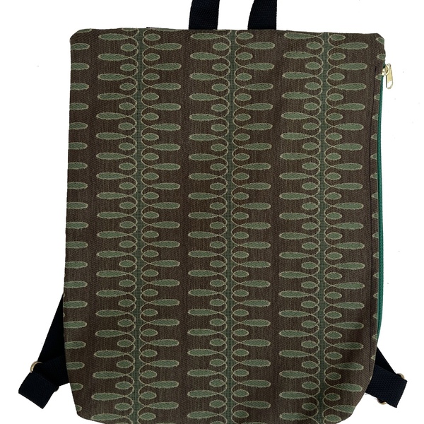 Σακίδιο πλάτης / backpack από ύφασμα olive 1 - ύφασμα, πλάτης, all day, φθηνές