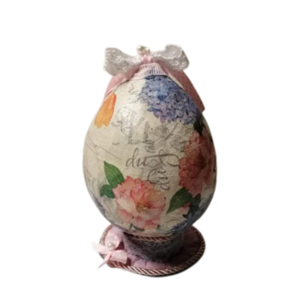 Πασχαλινό αυγό από πηλό - διακοσμητικά - 2