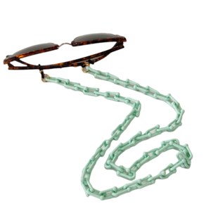 Αλυσίδα γυαλιών ακρυλική παστέλ βεραμάν - αλυσίδες, μοδάτο, απαραίτητα καλοκαιρινά αξεσουάρ, αξεσουάρ γυαλιών
