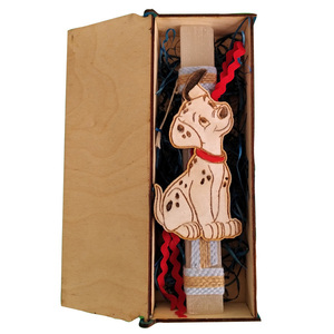 Λαμπάδα "Σκυλάκι"σε ξύλινο κουτί άσπρο (22cm) - αγόρι, λαμπάδες, σκυλάκι, για παιδιά, ήρωες κινουμένων σχεδίων - 2