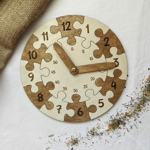 Ξύλινο Παζλ-Ρολόι - ρολόγια, ξύλινα παιχνίδια - 2