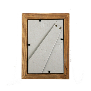 Σκαλιστός μικρός καθρέφτης από ξύλο 18,5x13,5cm - 4