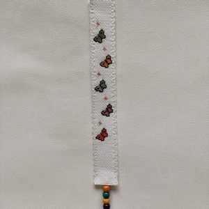 Σελιδοδείκτης κεντημένος στο χέρι με σχέδιο ‘ πεταλουδες ‘ - κεντητά, σελιδοδείκτες