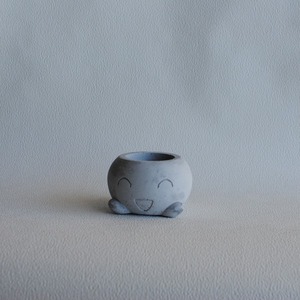 Concrete Flower Pot Oddish Pokemon Grey| Concrete Decor - τσιμέντο, κασπώ