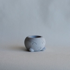 Concrete Flower Pot Oddish Pokemon Grey| Concrete Decor - τσιμέντο, κασπώ - 2