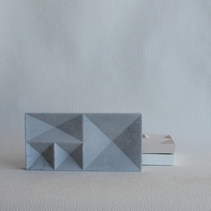 Διακοσμητικός Δίσκος για κοσμήματα από τσιμέντο Γκρι 19 cm| Concrete Decor - τσιμέντο, πιατάκια & δίσκοι - 3