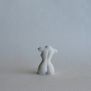 Διακοσμητικό γυναικείο σώμα με καμπύλες από τσιμέντο λευκό 9.5cm | Concrete Decor - τσιμέντο, διακοσμητικά - 3