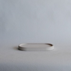 Οβάλ Διακοσμητικός Δίσκος από τσιμέντο Γκρι 18cm | Concrete Decor - δίσκος, τσιμέντο, πιατάκια & δίσκοι - 2