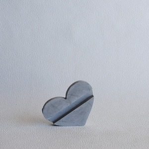 Βάση Kινητού Kαρδιά από τσιμέντο Γκρι 10cm| Concrete Decor - δίσκος, τσιμέντο, πιατάκια & δίσκοι - 2