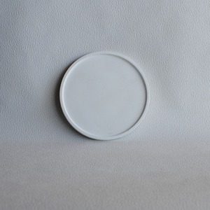 Στρογγυλός διακοσμητικός δίσκος από τσιμέντο Λευκό 16cm | Concrete Decor - δίσκος, τσιμέντο, πιατάκια & δίσκοι