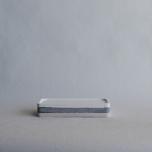 Διακοσμητικός Ορθογώνιος Δίσκος από τσιμέντο Μπεζ 16.5cm | Concrete - δίσκος, τσιμέντο, πιατάκια & δίσκοι - 2