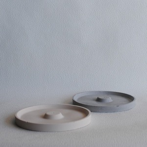 Βάση για αρωματικά στικ χώρου από τσιμέντο 15cm | Concrete - τσιμέντο, πιατάκια & δίσκοι - 2