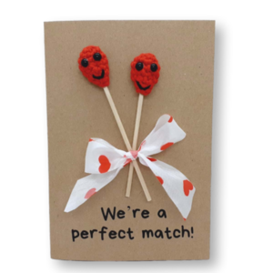 Ευχετήρια κάρτα για ζευγάρια - Perfect Match - γάμος, γενέθλια, επέτειος, ζευγάρια