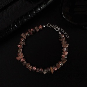 "Ηλέκτρα " - Βραχιόλι με ημιπολύτιμες πέτρες και κρύσταλλα - ημιπολύτιμες πέτρες, γυαλί, ατσάλι, χεριού, αυξομειούμενα - 4