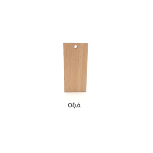 Ξύλινα στοιχεία για σκουλαρίκια σε μακρόστενο σχήμα - ξύλινα κοσμήματα, υλικά κοσμημάτων - 3