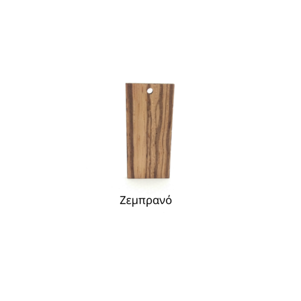 Ξύλινα στοιχεία για σκουλαρίκια σε μακρόστενο σχήμα - ξύλινα κοσμήματα, υλικά κοσμημάτων - 4