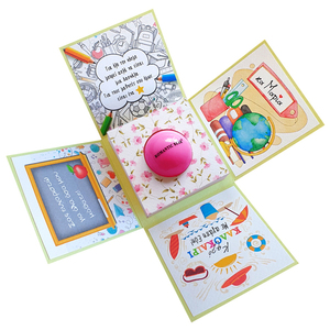 Lip balm σε Exploding Box - Προσωποποιημένο δώρο για δασκάλα - δώρα για δασκάλες, προσωποποιημένα, κουτί