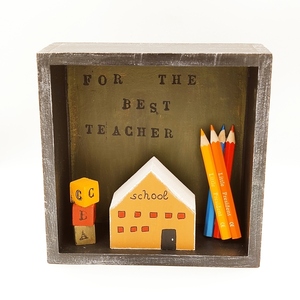 Δώρο για δάσκαλο επιτραπέζιο καδρακι χειροποίητο - δώρα για δασκάλες, πίνακες & κάδρα, σχολικό