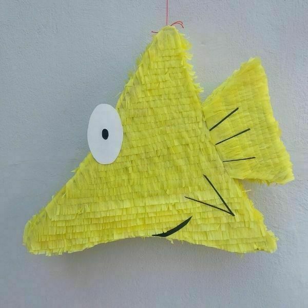 Πινιάτα τρίγωνο ψαράκι - ψάρι, πινιάτες, ζωάκια - 2