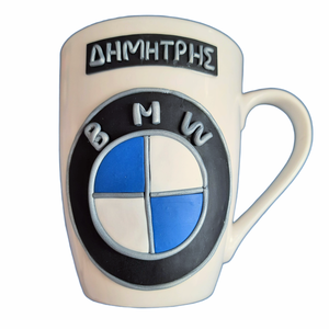Τρισδιάστατη κούπα BMW από πολυμερικό πηλό - ανδρικά, πηλός, πορσελάνη, αυτοκίνητα, κούπες & φλυτζάνια