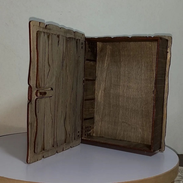Ξύλινο κουτί για διακόσμηση βάπτισης - διακόσμηση βάπτισης, στολισμός τραπεζιού - 3