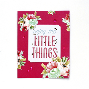 Ευχετήρια κάρτα Enjoy the little things - birthday, γιορτή, γενική χρήση