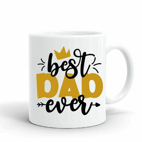 Λευκή πορσελάνινη κούπα για τον καλύτερο μπαμπά! - πορσελάνη, personalised, κούπες & φλυτζάνια