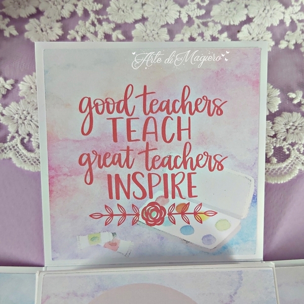 Κουτί έκπληξη για τη δασκάλα! - δώρα για δασκάλες, ευχετήριες κάρτες - 2