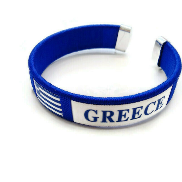 Βραχιόλι Greece - ύφασμα, κορδόνια, χεριού, χειροπέδες
