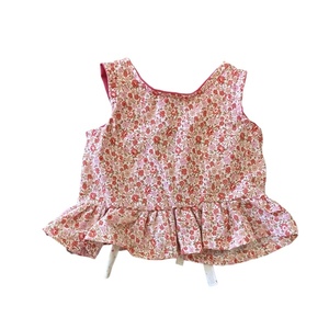 Φλοραλ τοπ με δεσιμο - κορίτσι, 0-3 μηνών, παιδικά ρούχα, βρεφικά ρούχα
