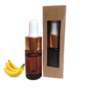 Αρωματικό έλαιο μπανάνα για καυστήρα ελαίων σε γυάλινο καραμελέ μπουκάλι με σταγονόμετρο 10ml - διακοσμητικά, αρωματικά έλαια, αρωματικά χώρου